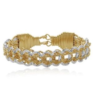 Ronaldo Jewelry - Lift Me Up Wide bracelet  (sz 7)